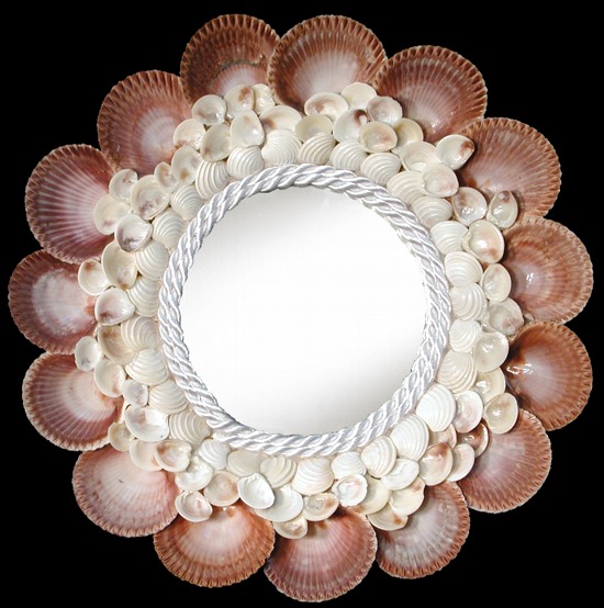 Shell mirrors and Shell Picture Frames